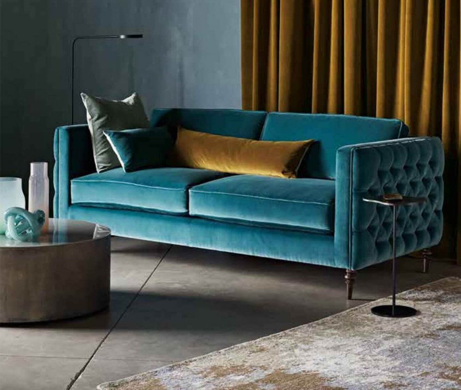 Диван бирюзового цвета