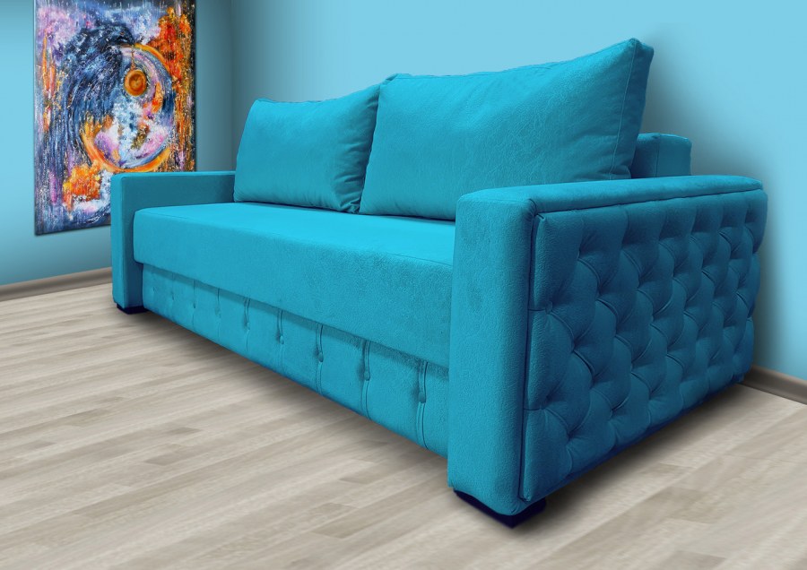 Диван Брайтон Аврора бирюза