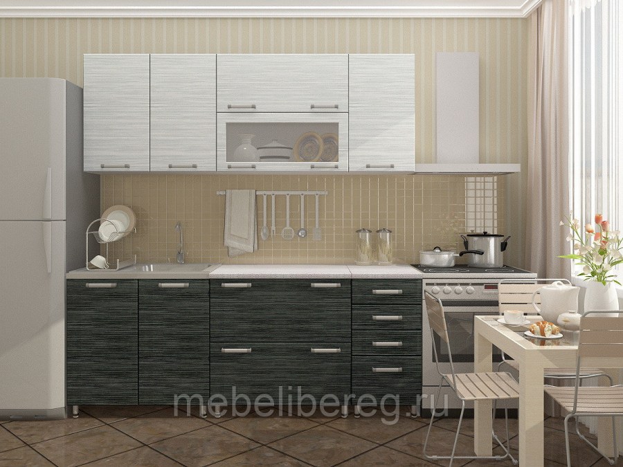 Кухня МДФ Техно-2, 2000