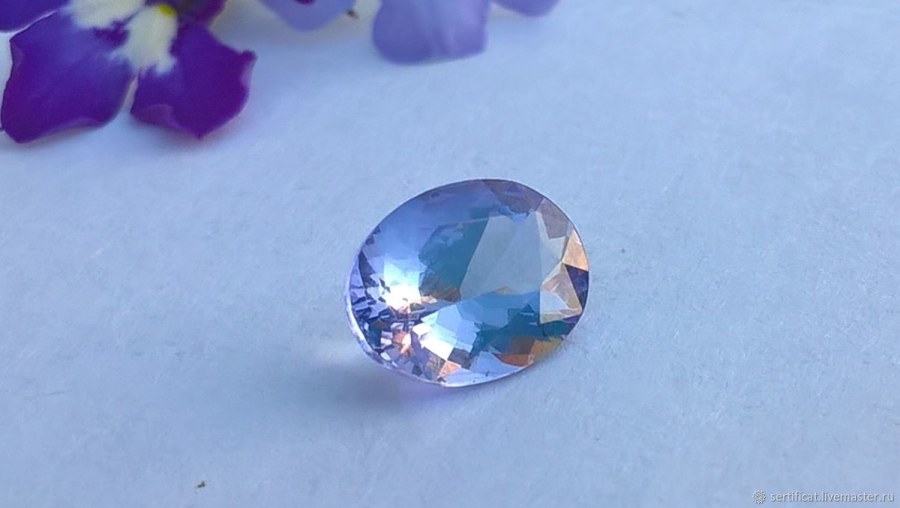 Танзанит перстень