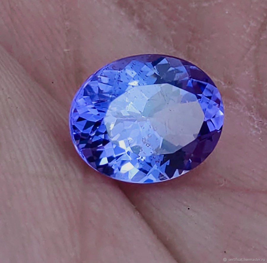 Кабошон танзанит 7.09