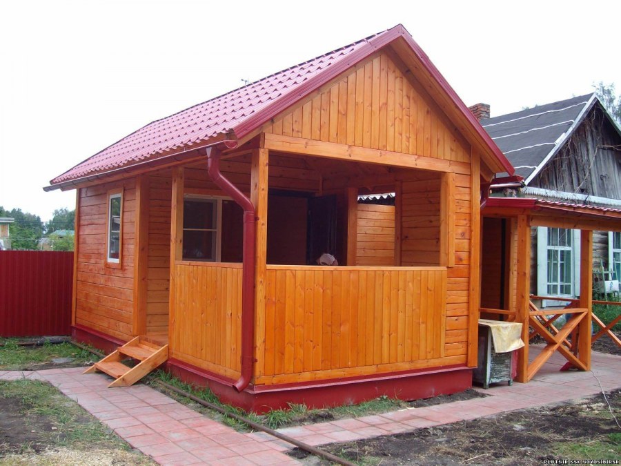 Tiny House деревянный дом на колесах
