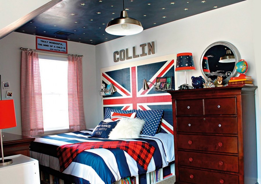 Комната в стиле Лондон для мальчика