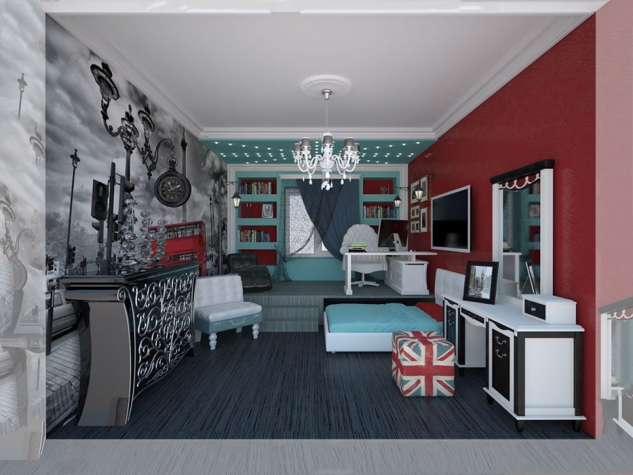 Комната в лондонском стиле