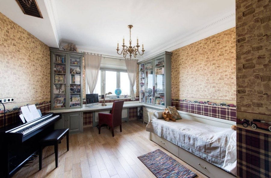 Интерьер детской в английском стиле