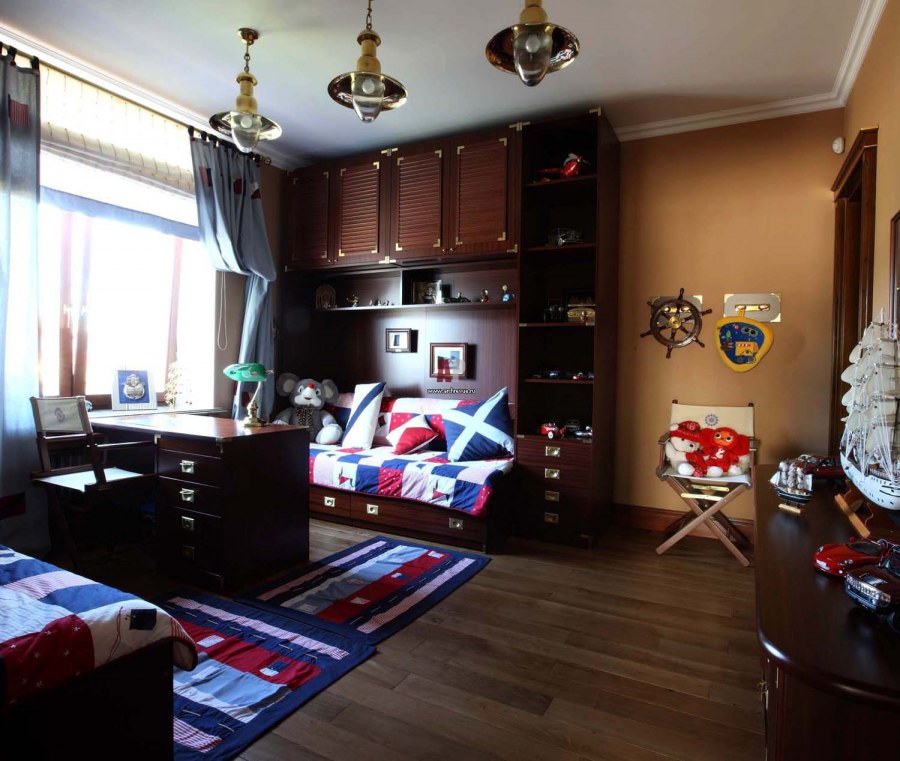 Комната для мальчика в английском стиле