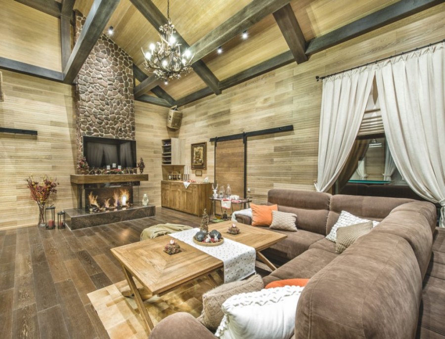 Отделка в стиле Шале