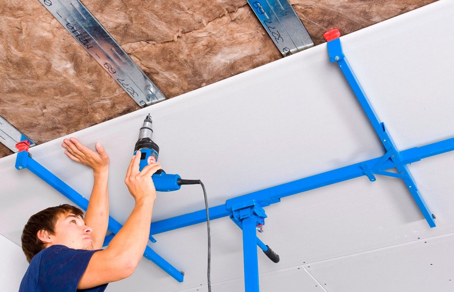 Монтаж гипсокартона