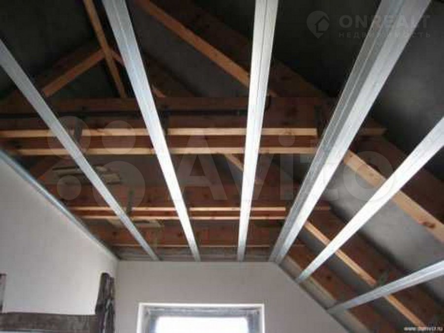 Отделка мансарды гипсокартоном