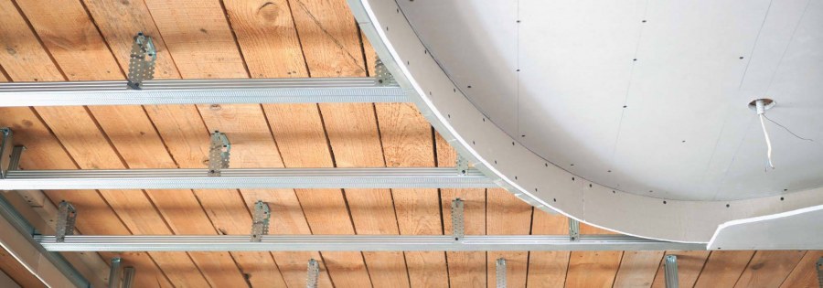 Двухуровневый потолок из гипсокартона технология