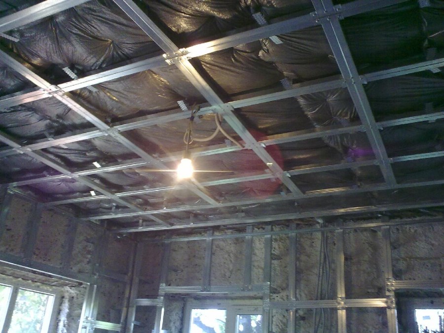 Подшивка потолка гипсокартоном