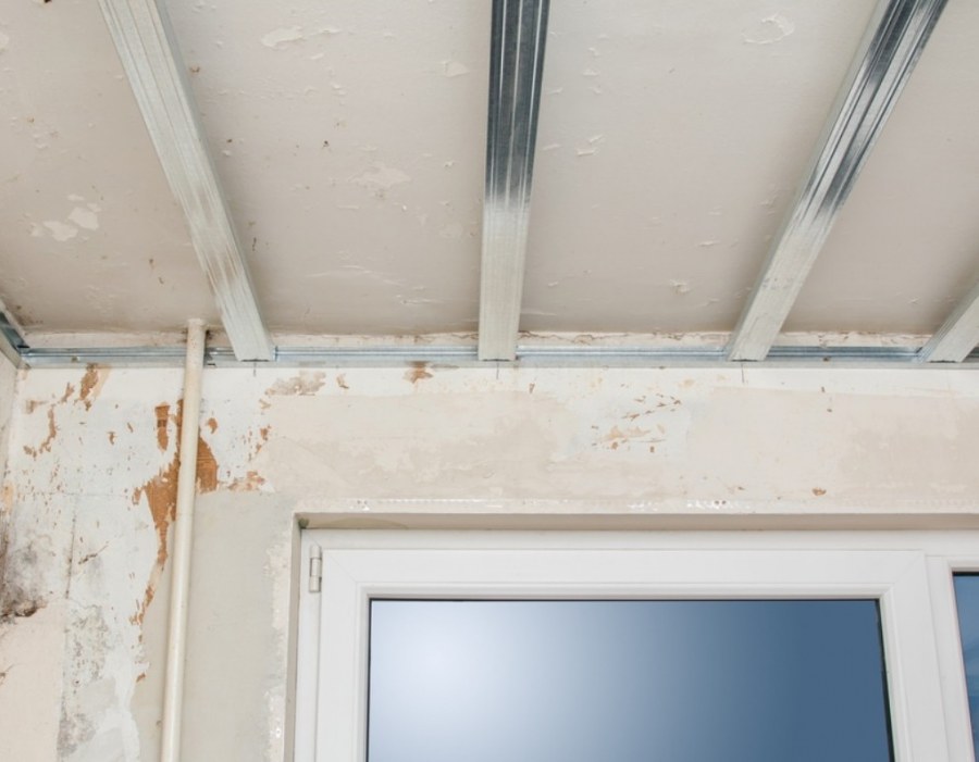 Потолок обрешетка из профиля