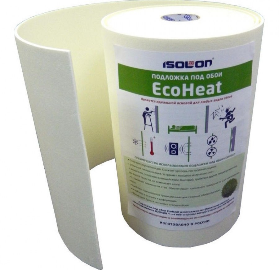 Подложка под обои ECOHEAT 5 мм
