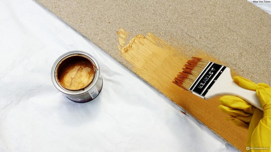 Эмаль акриловая золотой металлик р-117