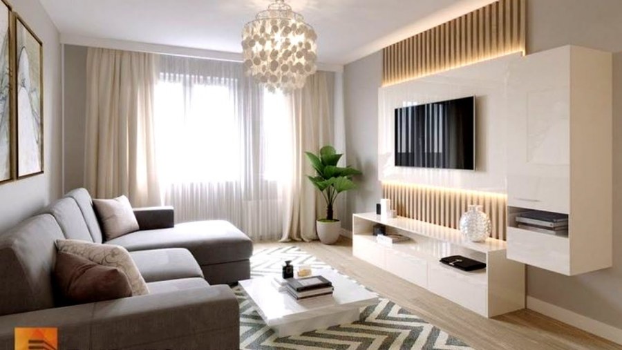 Гостиная Неоклассика 17 кв м