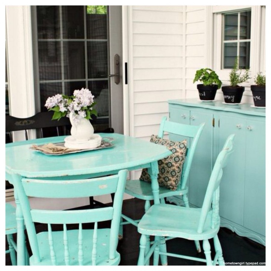 Шебби Шик в бирюзе