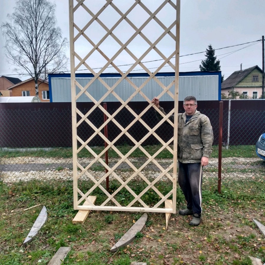 Опора (кустодержатель) метал/ПВХ H-0,9 М D-0,4 М