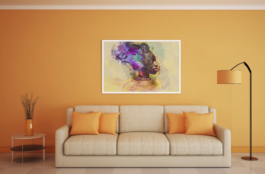 Интерьер под картину в высоком разрешении