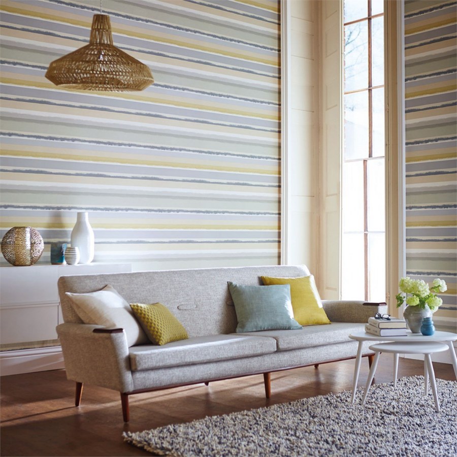 Полоска в интерьере