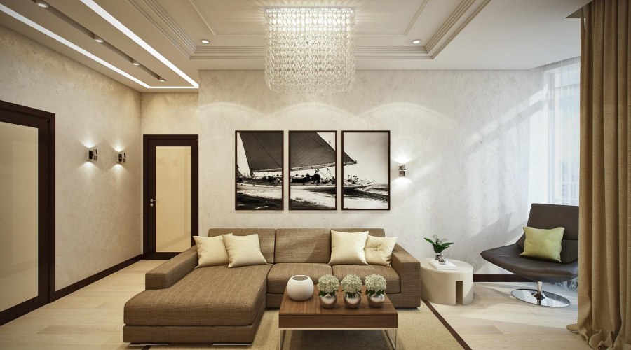 Современный дизайн гостиной