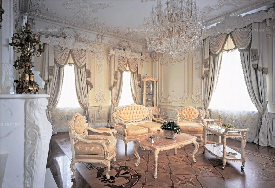Гостиная в стиле рококо Барокко
