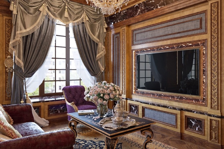 Барокко в интерьере квартиры