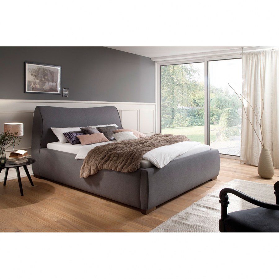 Кровать Trasimeno 180х200 серого цвета