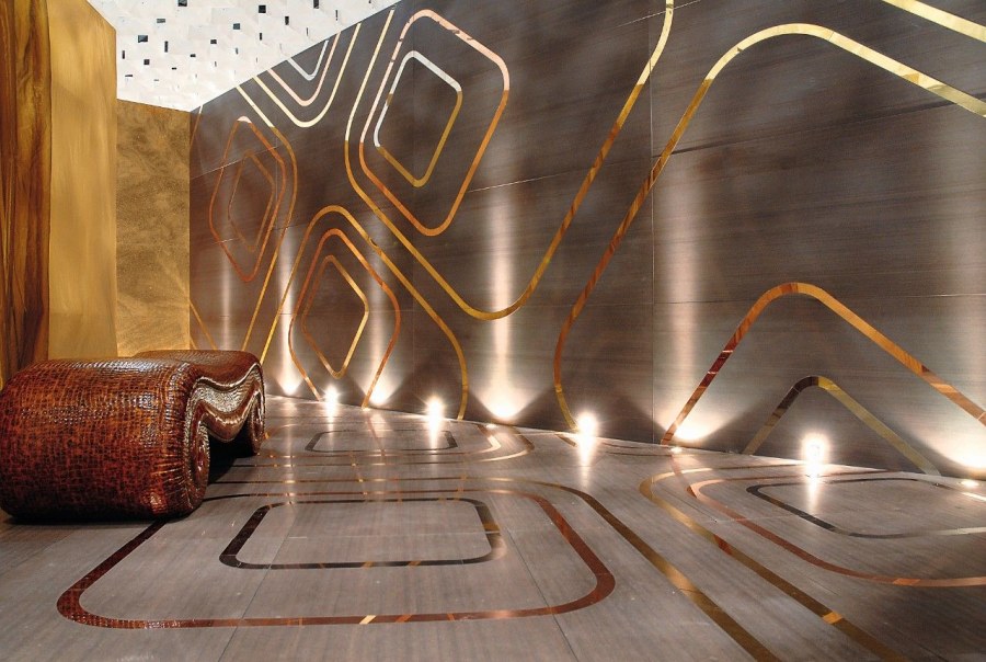 Декоративная панель латунь