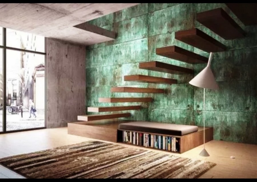 Окисленная медь в интерьере