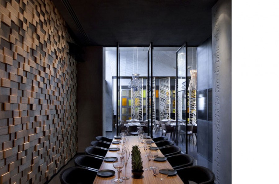 Отделка стен в кафе