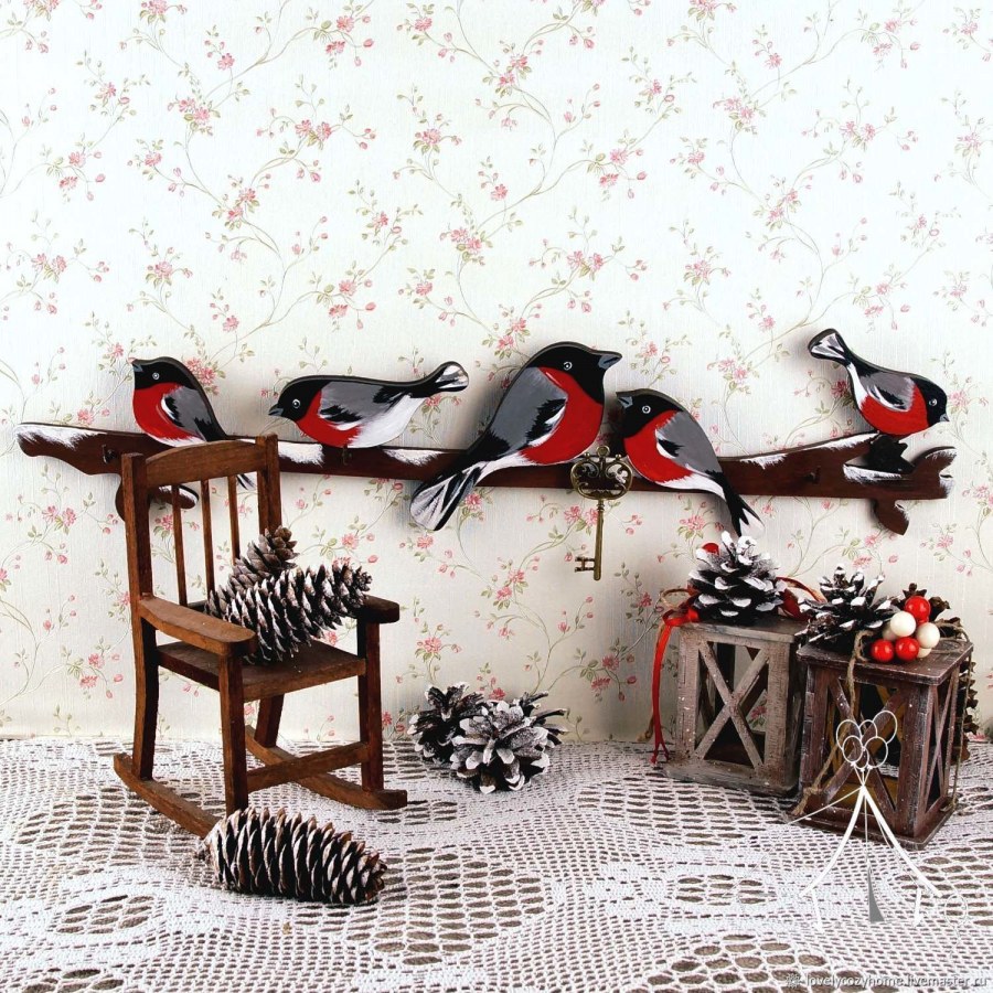 Украшения для интерьера Снегирь