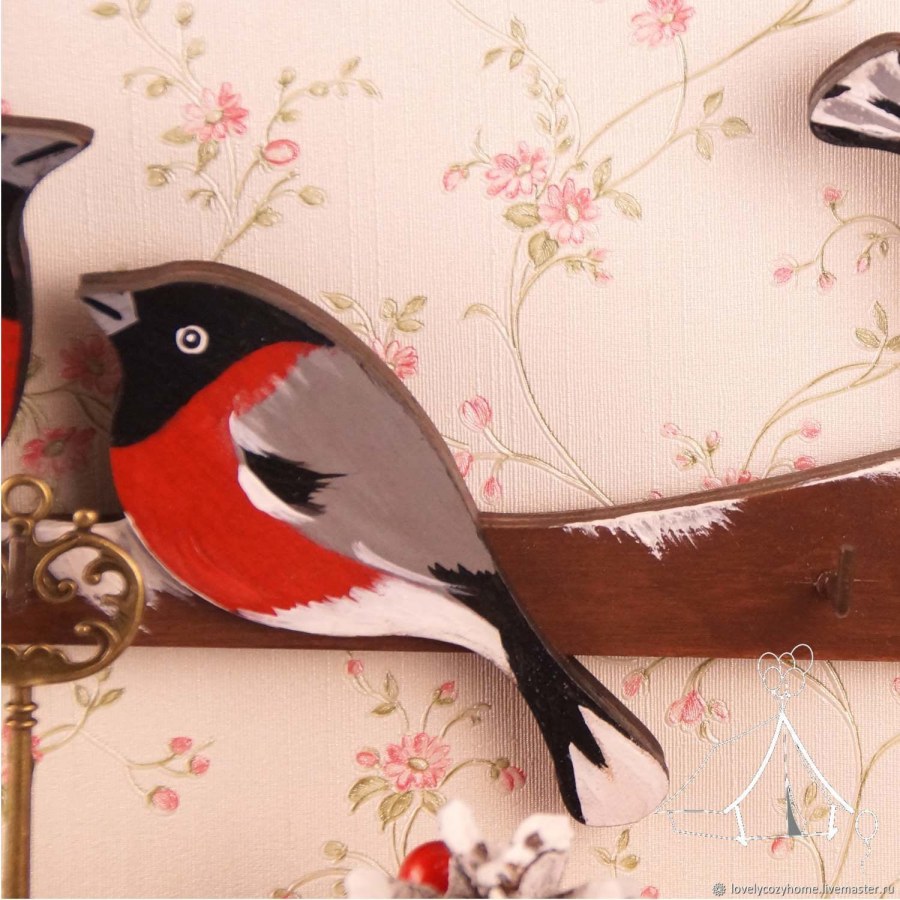 Панно Снегири