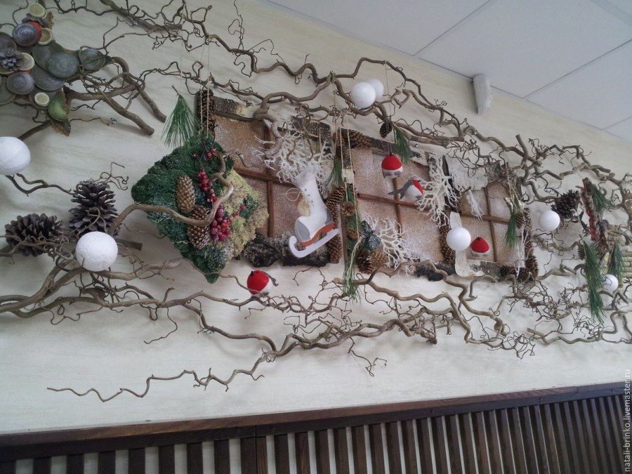 Ёлочная игрушка "Снегирь"