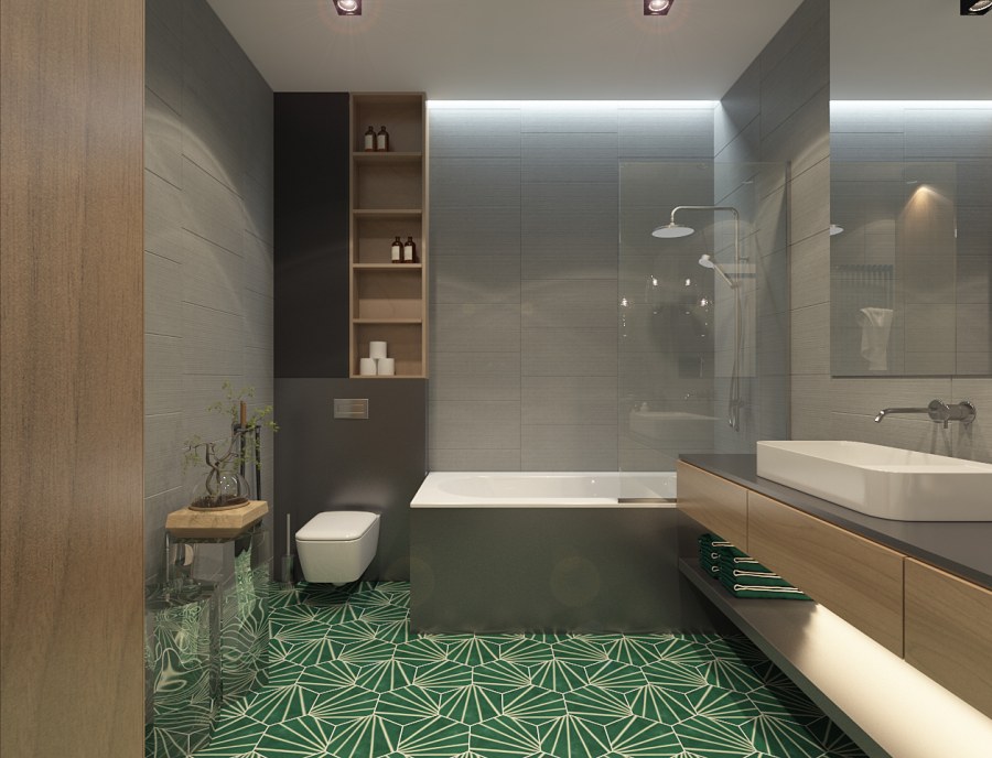 Современная ванная комната