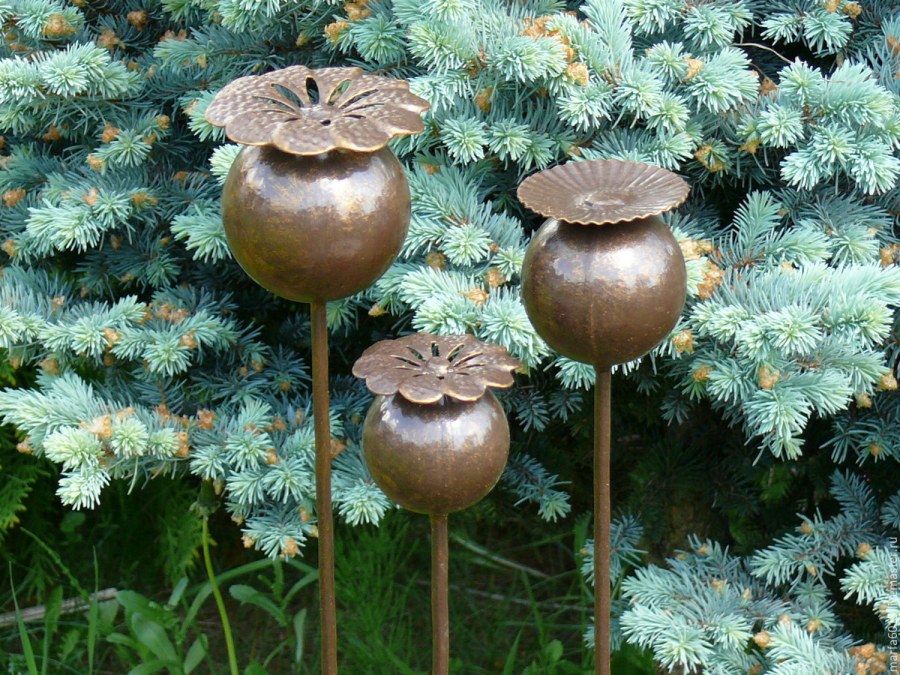 Садовый декор из металла