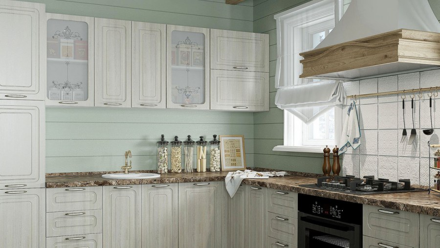 Гарнитур Роял Вуд Прованс зеленый