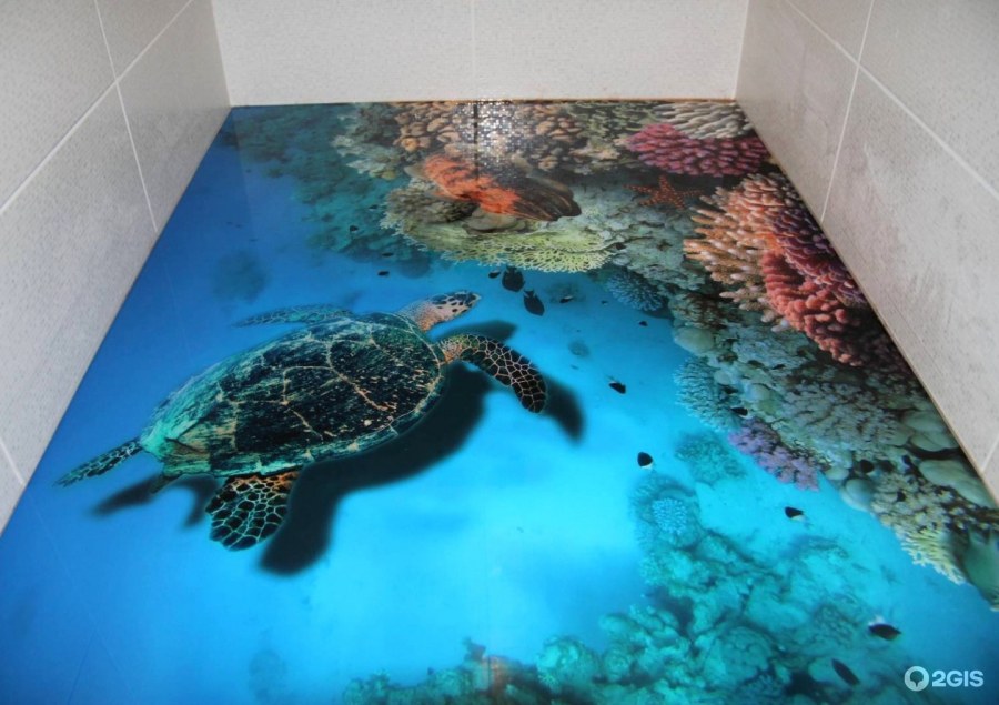 Заливной пол в квартире дерево