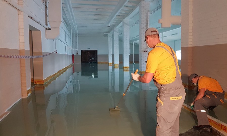 Заливка пола своими руками