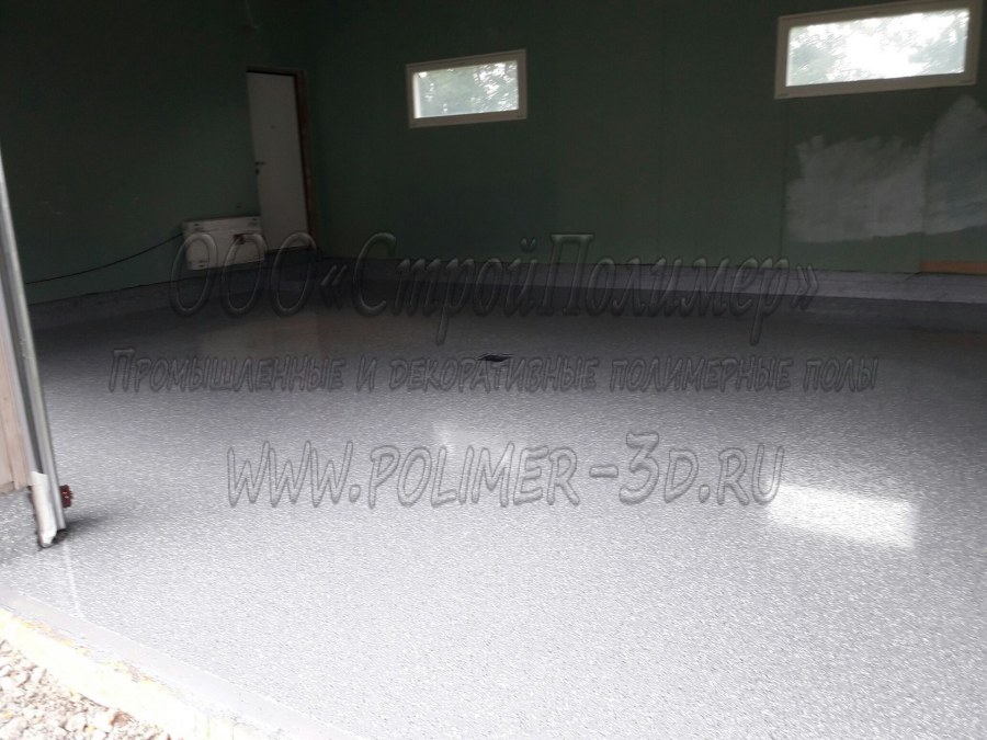 Наливной пол однотонный
