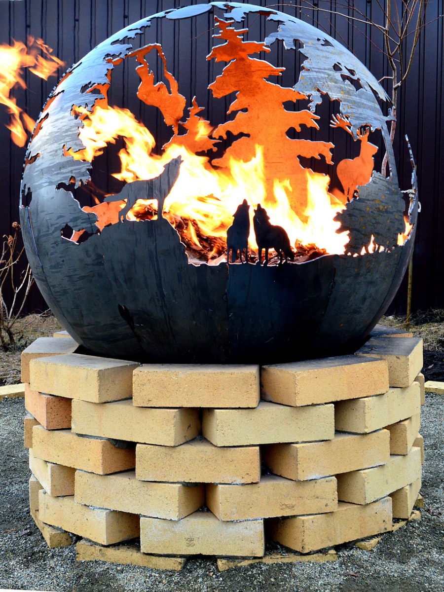 Чугунная чаша для костра Concretika Iron c80