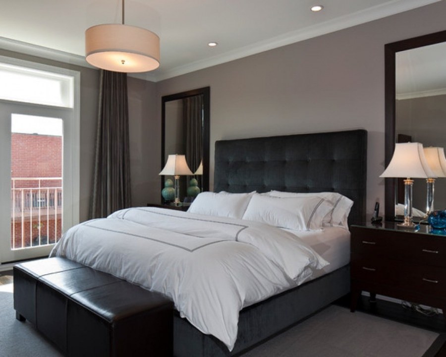 Спальня в стиле тотал Блэк