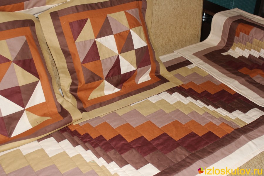 Лоскутное шитьё покрывало на диван