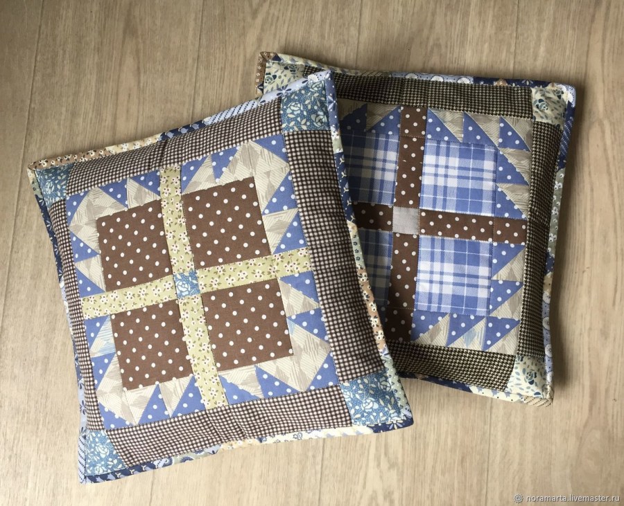 Подушки пэчворк