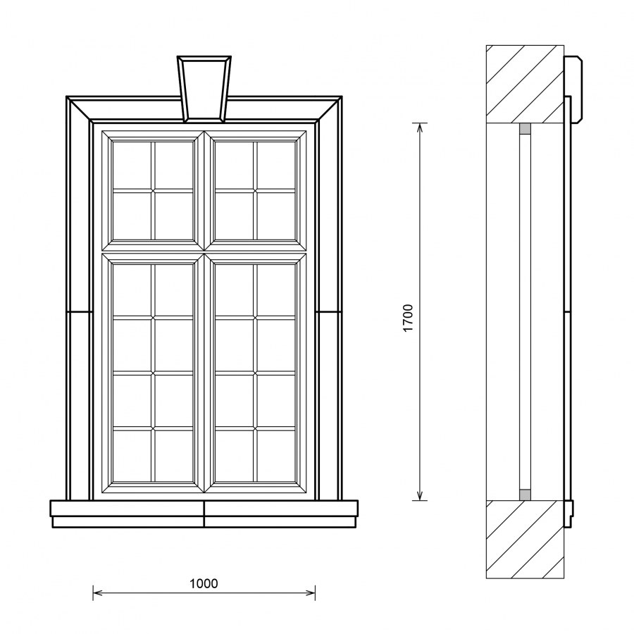Наружное обрамление окон