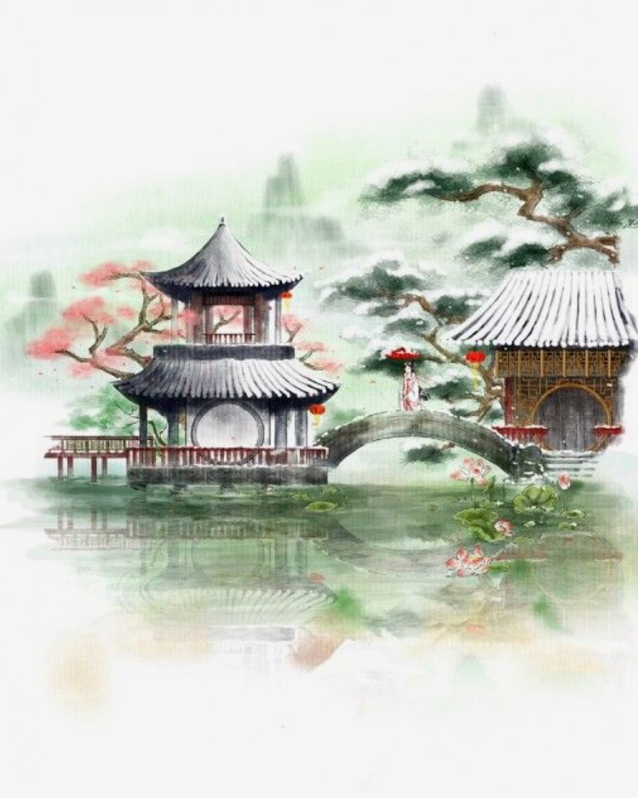 Пейзаж в китайском стиле