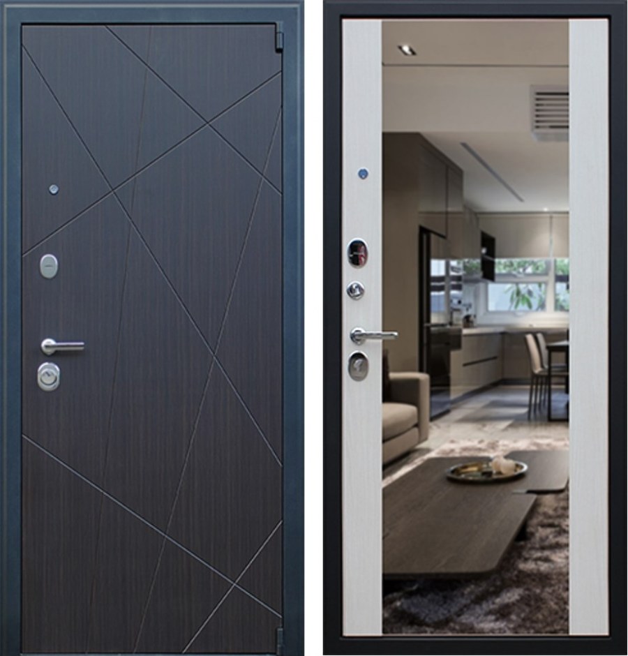 Входная дверь Торекс с зеркалом