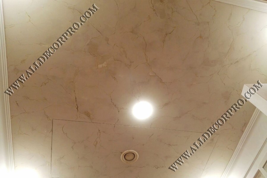 Венецианка под мрамор на потолок