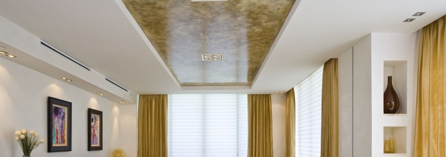 Натяжной потолок венецианская штукатурка
