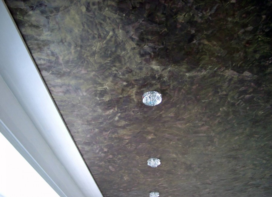 Натяжной потолок венецианская штукатурка