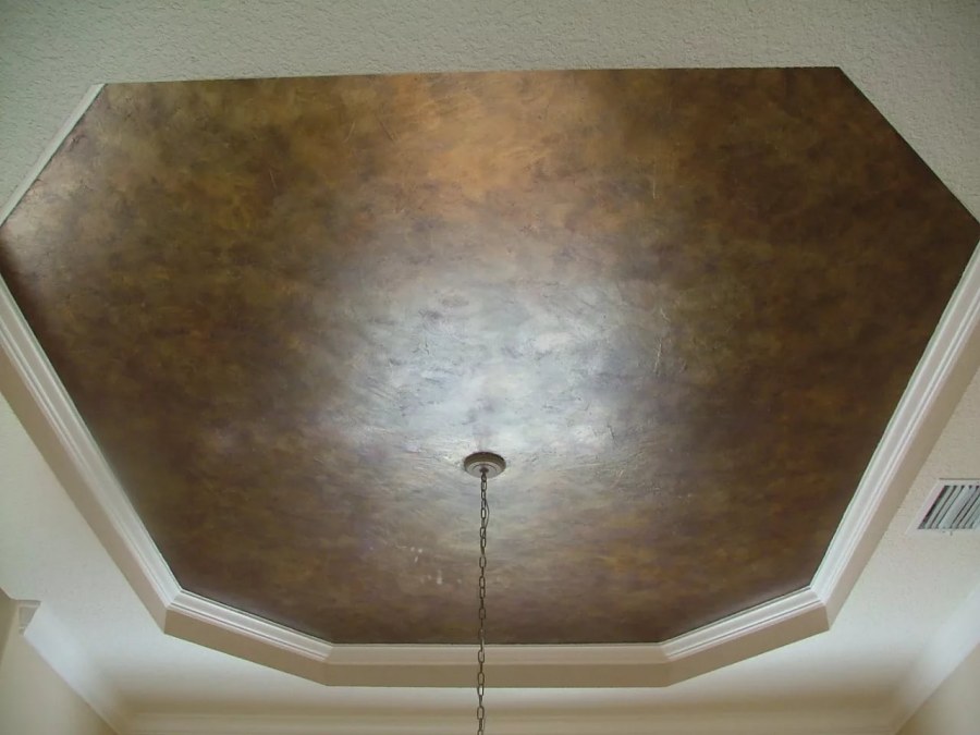 Декоративная венецианская штукатурка потолок